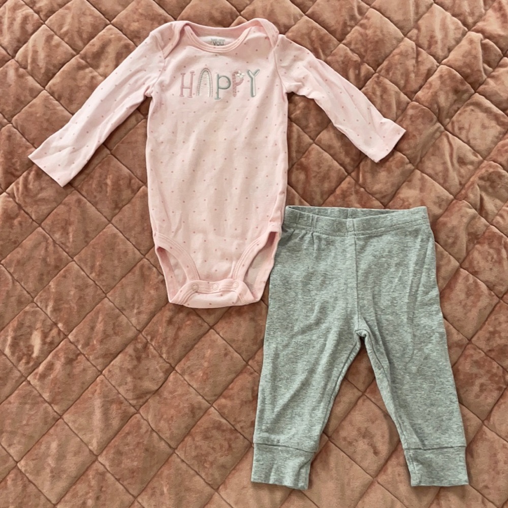 Baby girl matching set